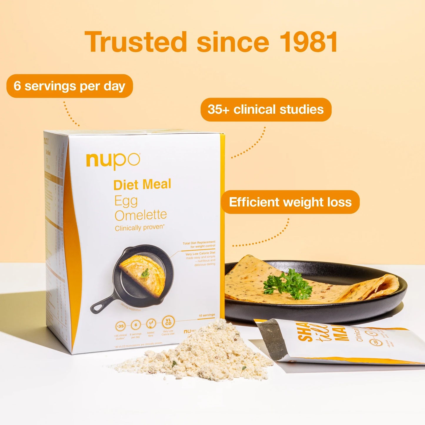 Nupo Diet Meal Egg Omelette